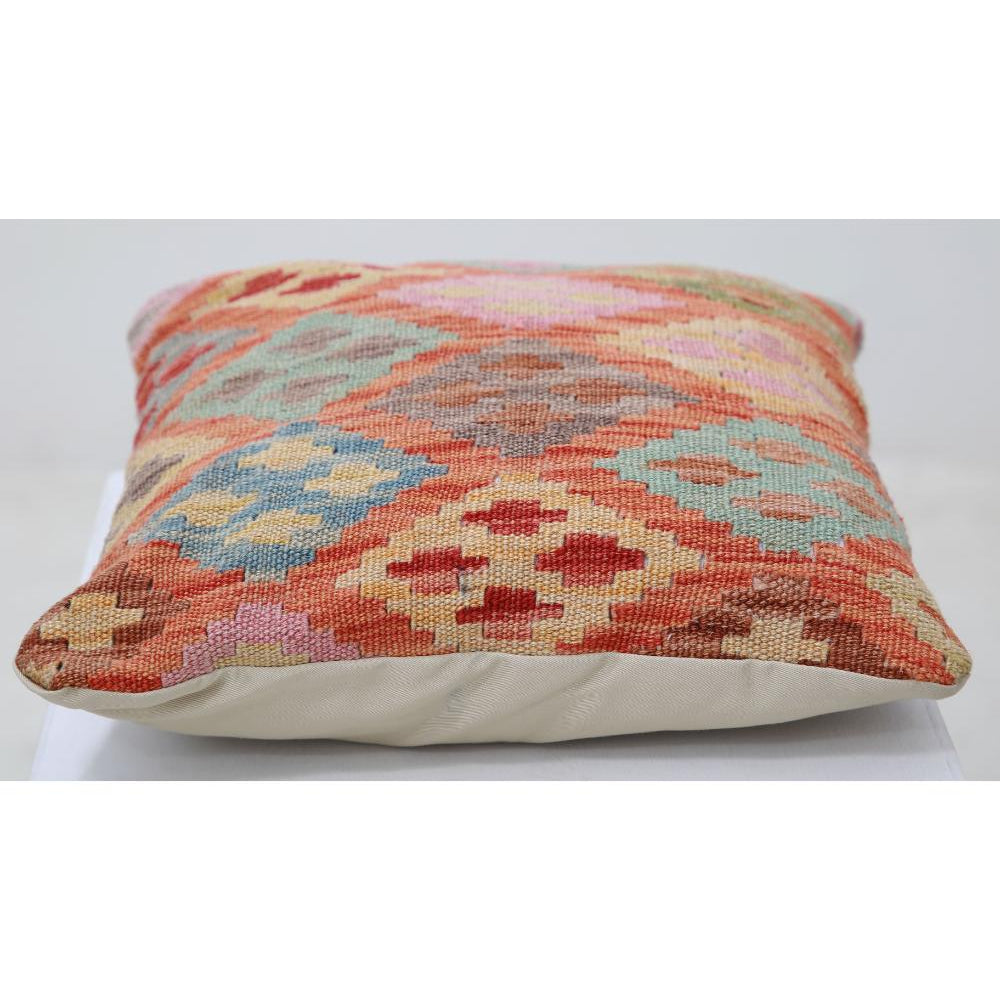 Hand Woven Tribal  Wool Pillow - 1'5'' x 1'5''