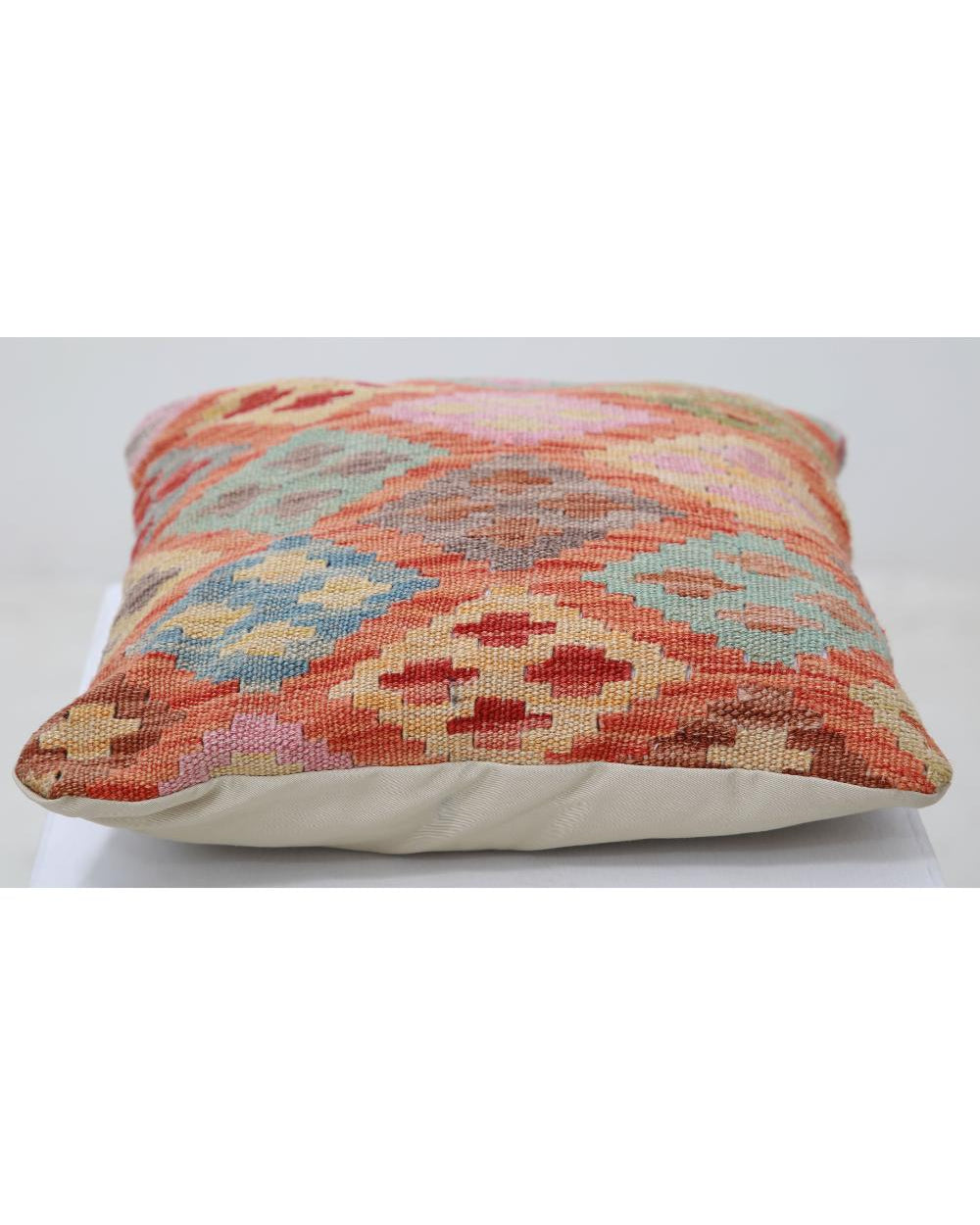 Hand Woven Tribal  Wool Pillow - 1'5'' x 1'5''