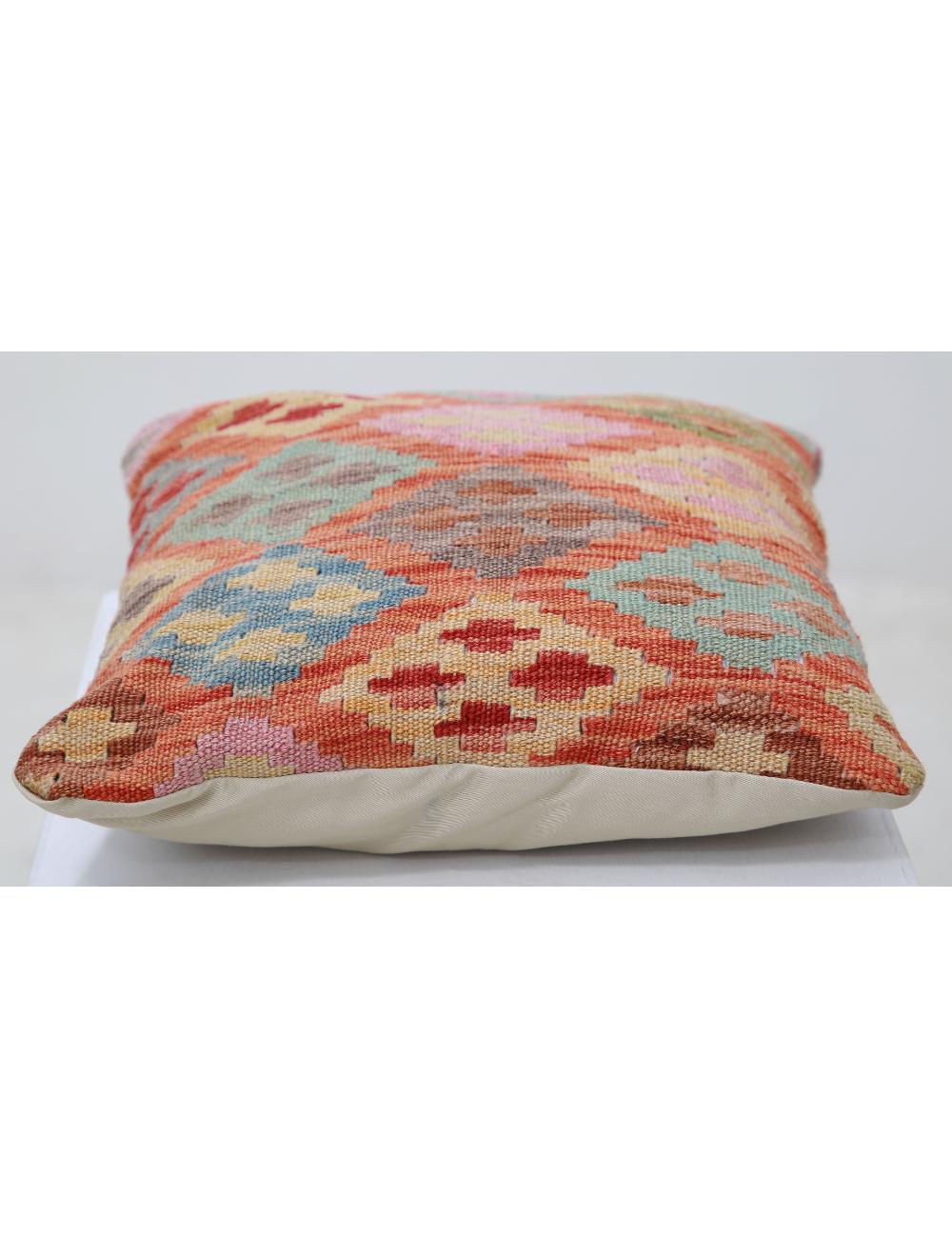 Hand Woven Tribal  Wool Pillow - 1'5'' x 1'5''