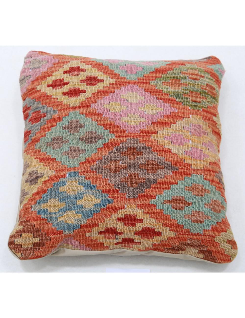 Hand Woven Tribal  Wool Pillow - 1&#39;5&#39;&#39; x 1&#39;5&#39;&#39;