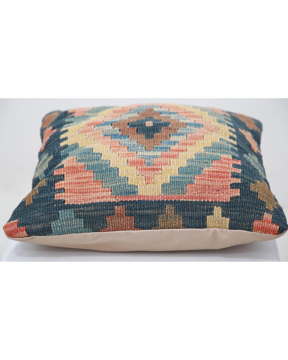 Hand Woven Tribal  Wool Pillow - 1'5'' x 1'5''