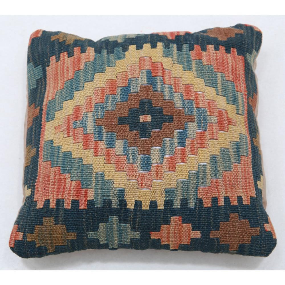 Hand Woven Tribal  Wool Pillow - 1'5'' x 1'5''