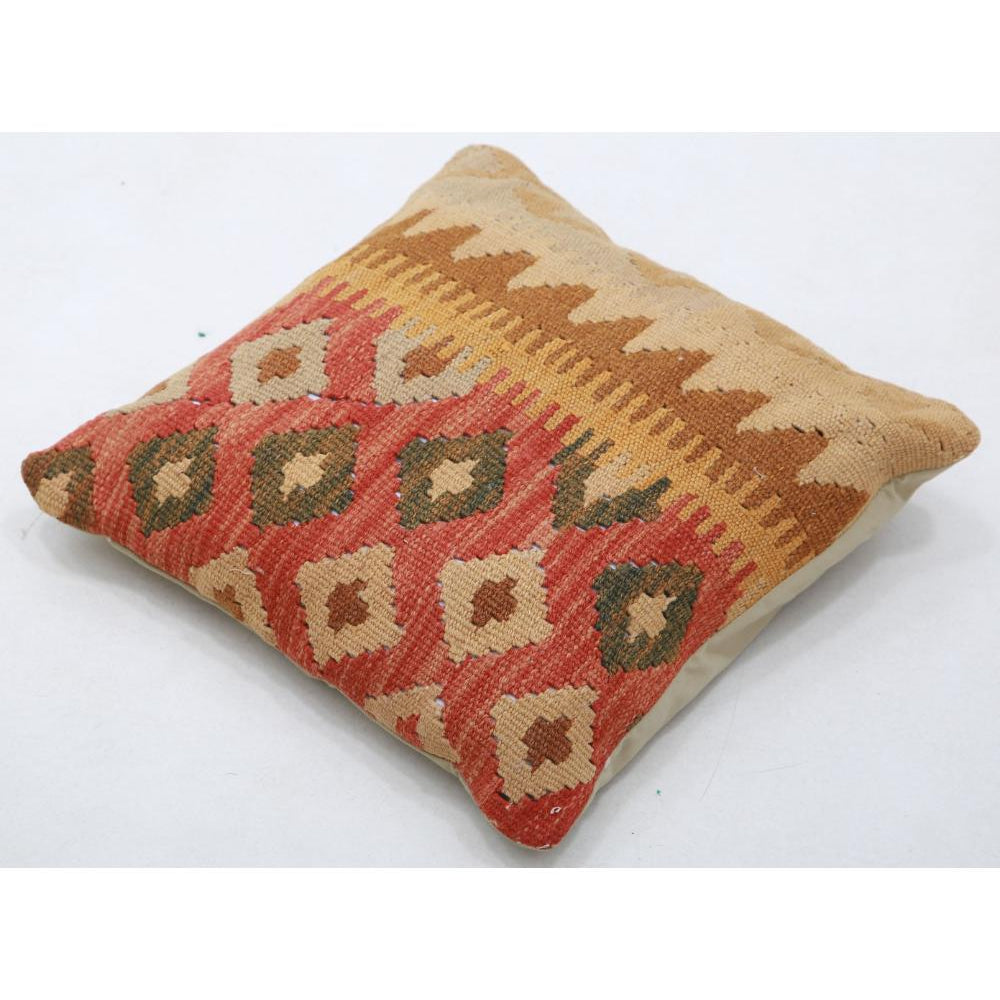 Hand Woven Tribal  Wool Pillow - 1'5'' x 1'5''