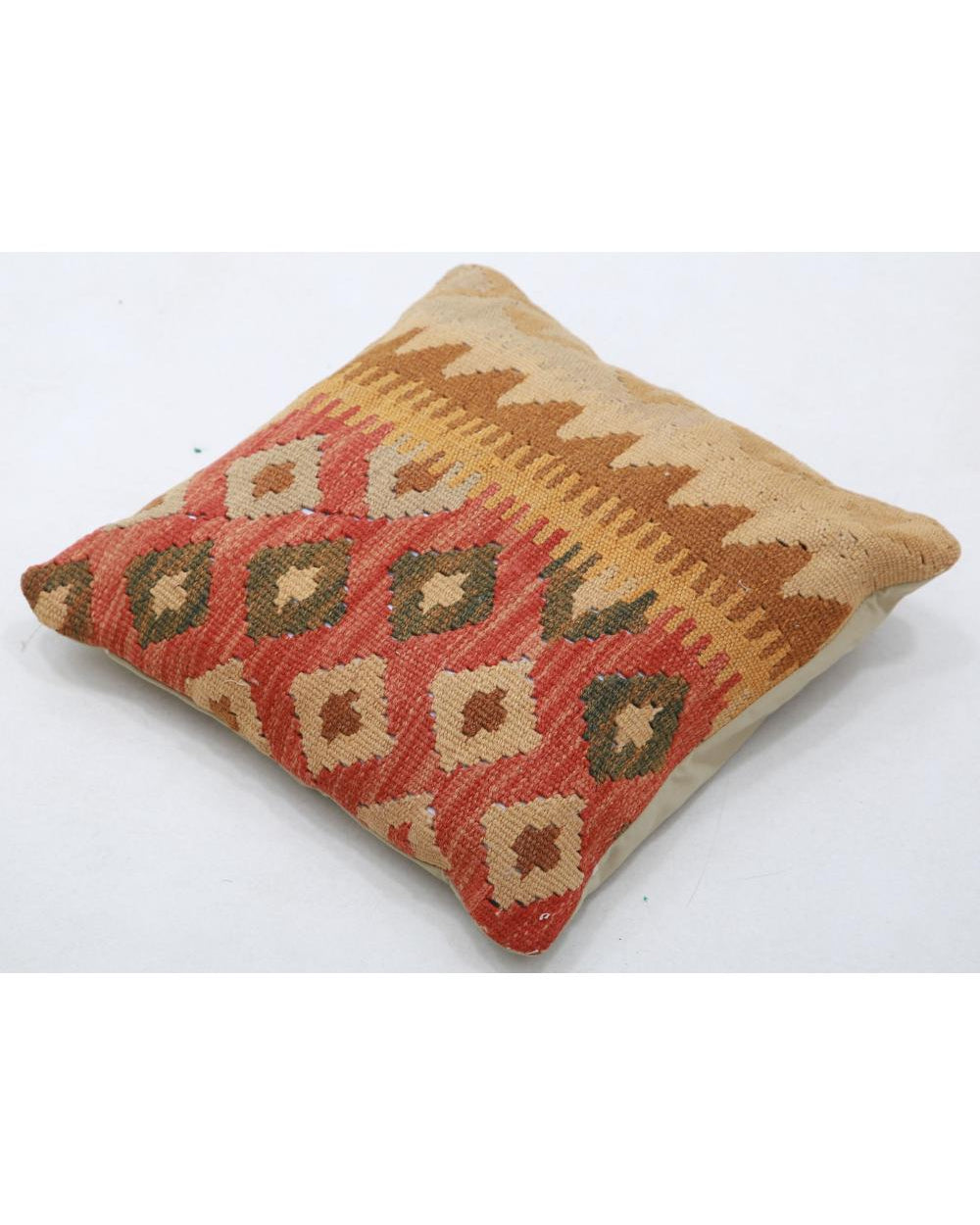 Hand Woven Tribal  Wool Pillow - 1'5'' x 1'5''