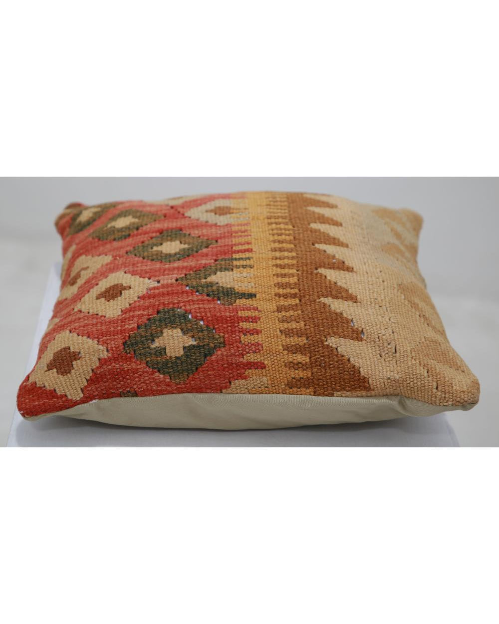 Hand Woven Tribal  Wool Pillow - 1'5'' x 1'5''