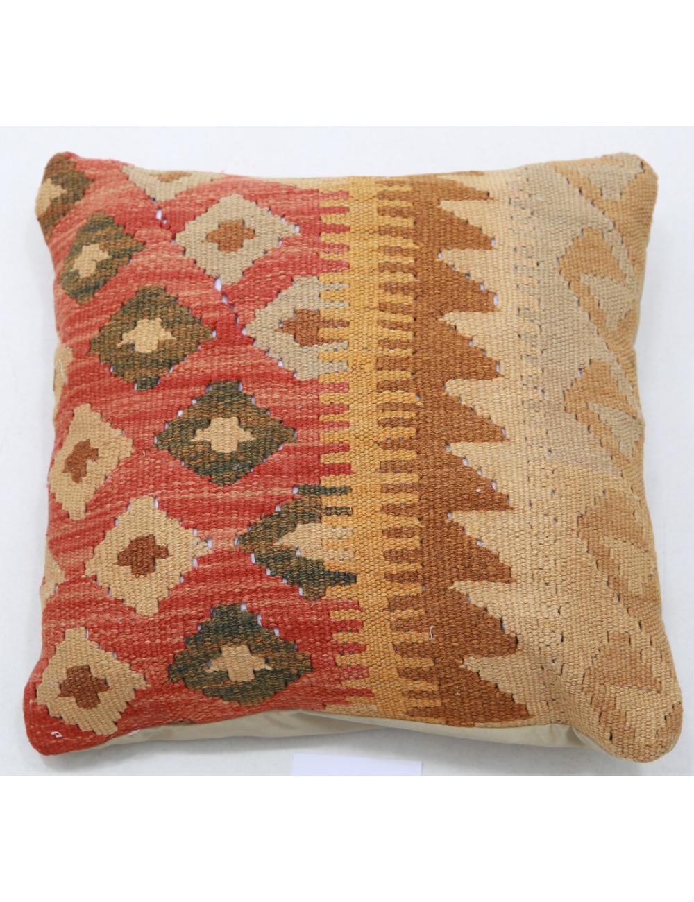 Hand Woven Tribal  Wool Pillow - 1'5'' x 1'5''