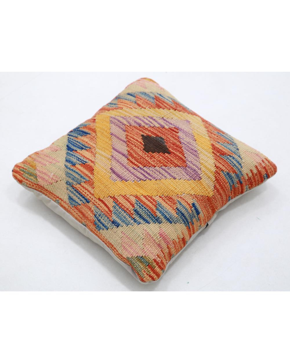 Hand Woven Tribal  Wool Pillow - 1'5'' x 1'5''
