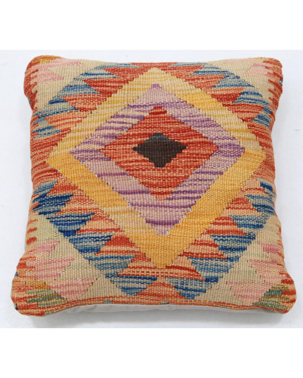 Hand Woven Tribal  Wool Pillow - 1'5'' x 1'5''