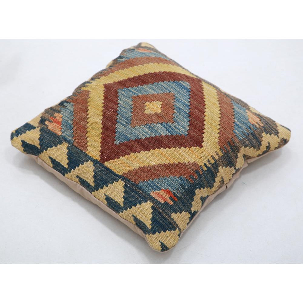 Hand Woven Tribal  Wool Pillow - 1'5'' x 1'5''