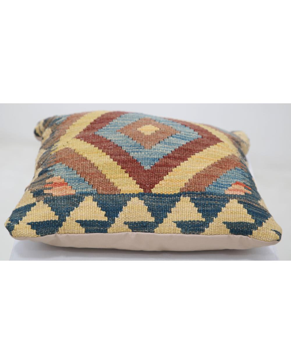 Hand Woven Tribal  Wool Pillow - 1'5'' x 1'5''