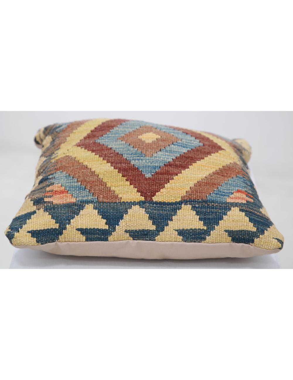 Hand Woven Tribal  Wool Pillow - 1'5'' x 1'5''