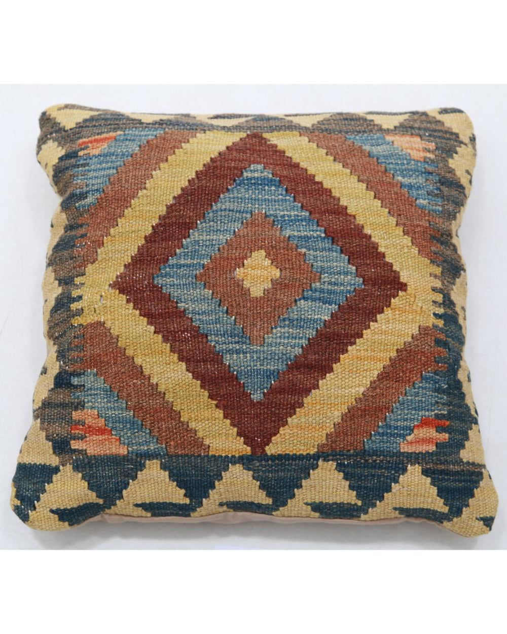 Hand Woven Tribal  Wool Pillow - 1'5'' x 1'5''