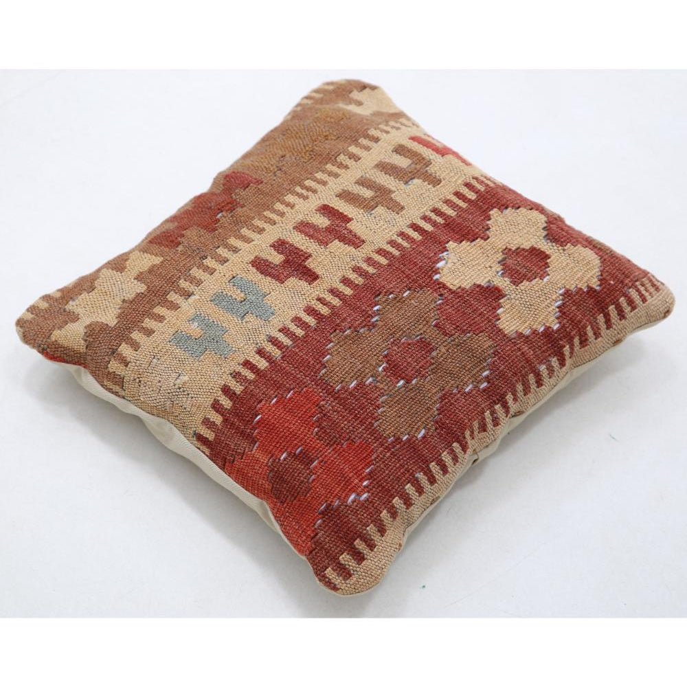 Hand Woven Tribal  Wool Pillow - 1'5'' x 1'5''