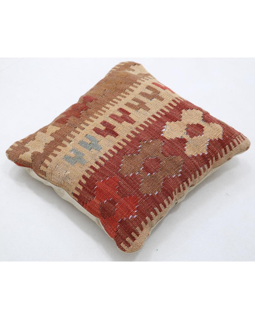 Hand Woven Tribal  Wool Pillow - 1'5'' x 1'5''