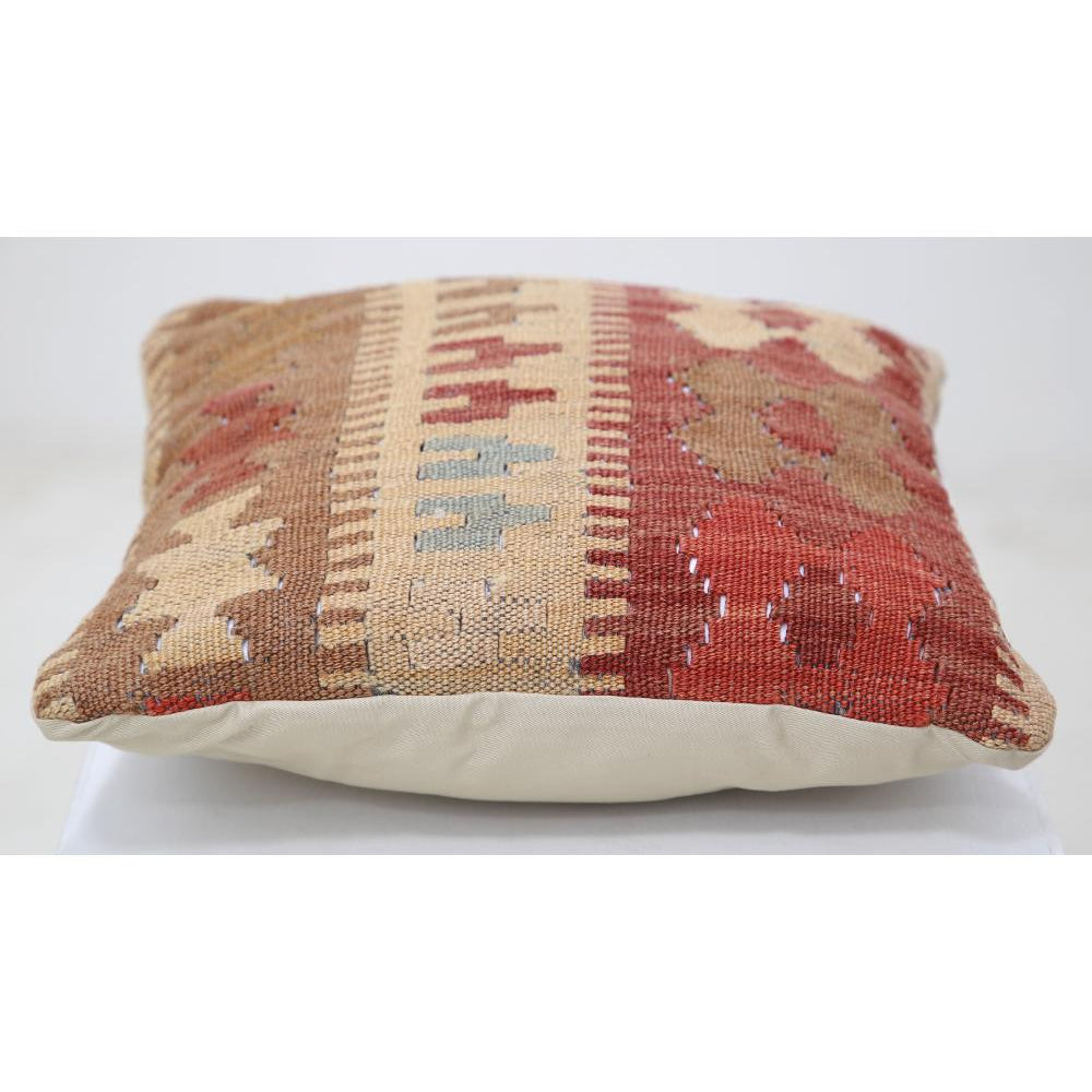 Hand Woven Tribal  Wool Pillow - 1'5'' x 1'5''