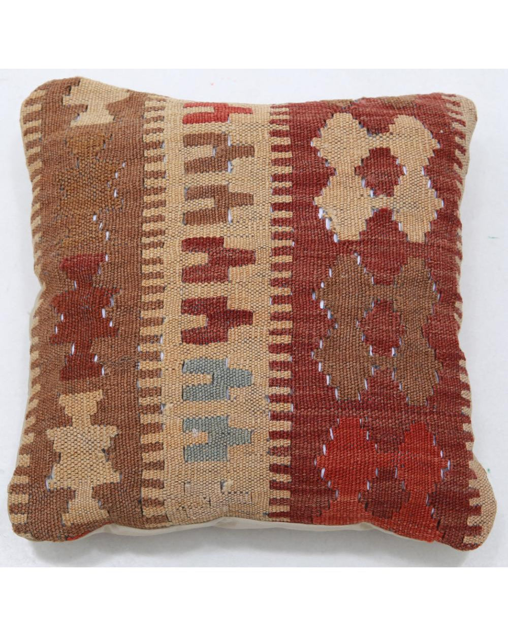 Hand Woven Tribal  Wool Pillow - 1'5'' x 1'5''