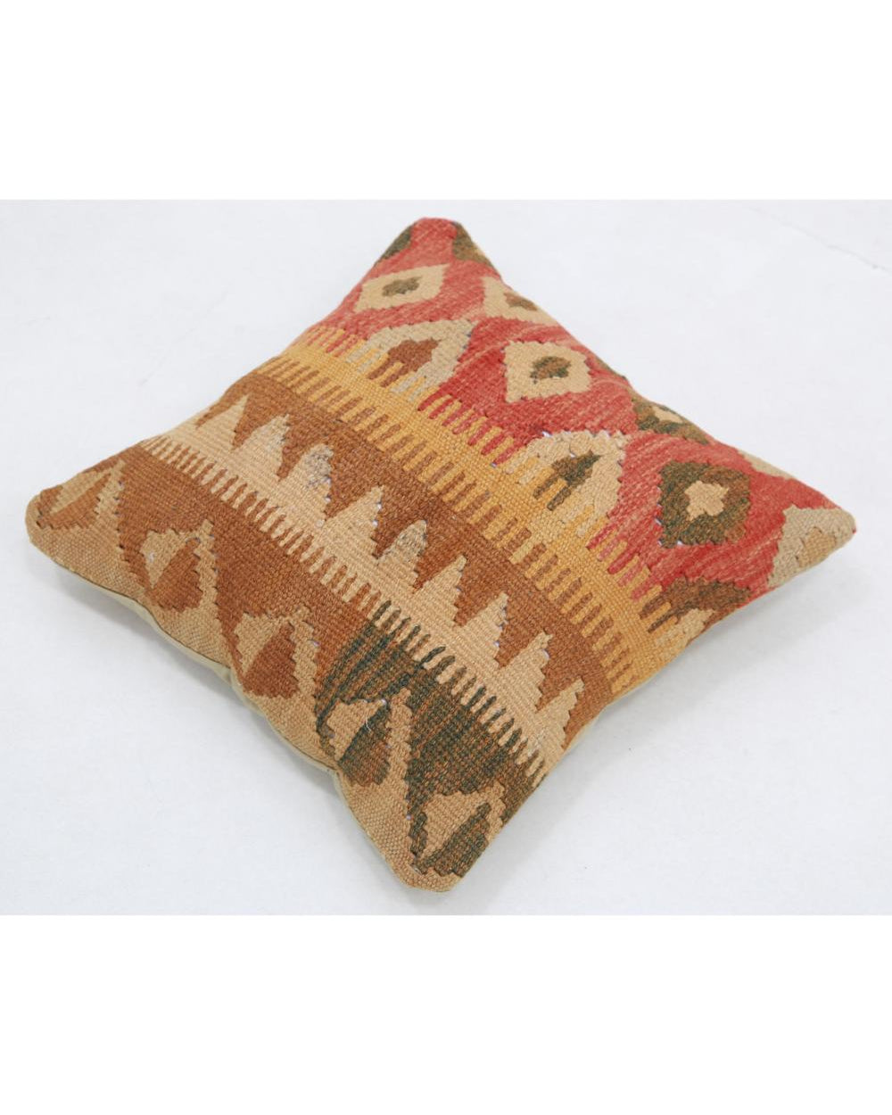 Hand Woven Tribal  Wool Pillow - 1'5'' x 1'5''