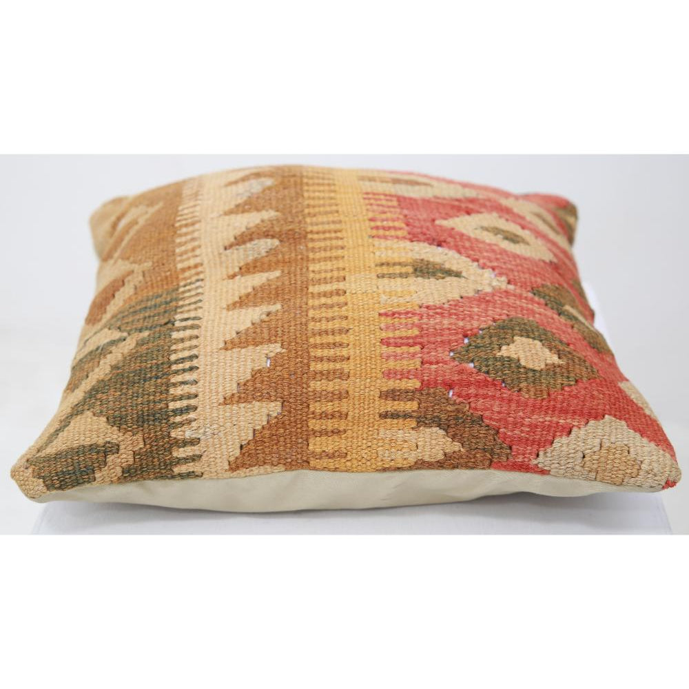 Hand Woven Tribal  Wool Pillow - 1'5'' x 1'5''