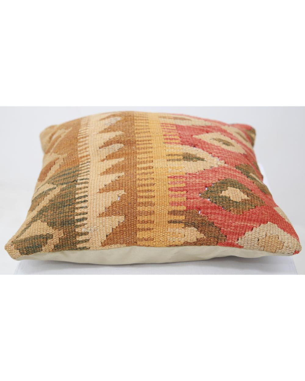 Hand Woven Tribal  Wool Pillow - 1'5'' x 1'5''