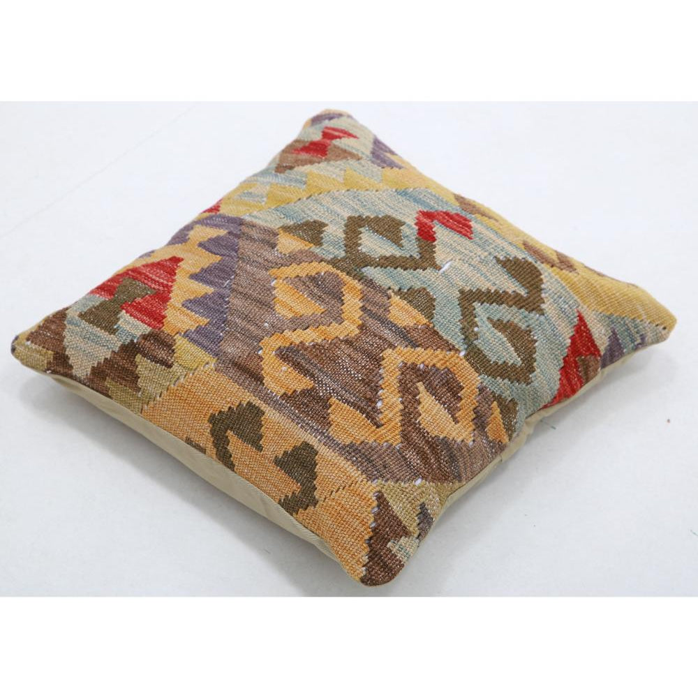 Hand Woven Tribal  Wool Pillow - 1'5'' x 1'5''