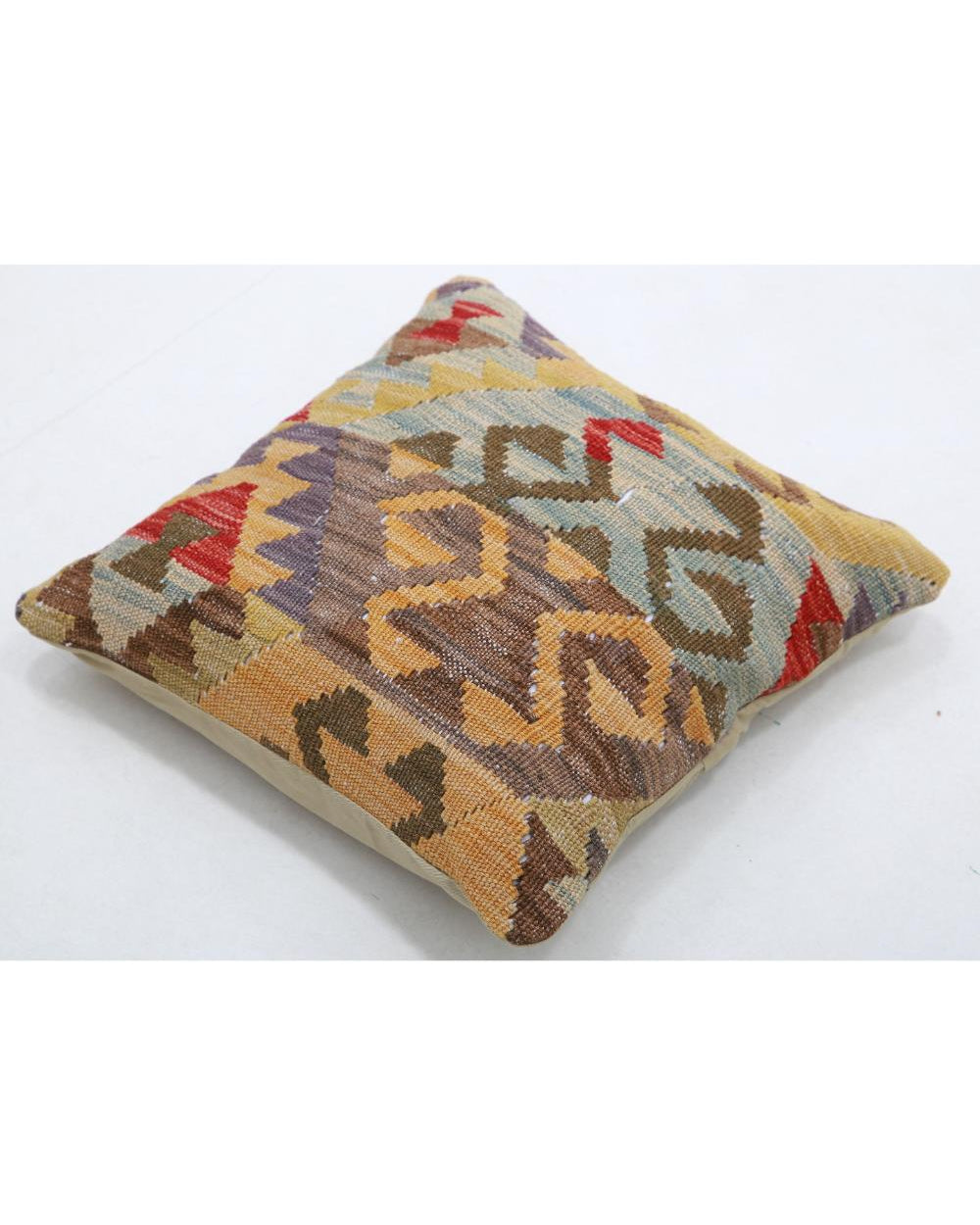 Hand Woven Tribal  Wool Pillow - 1'5'' x 1'5''