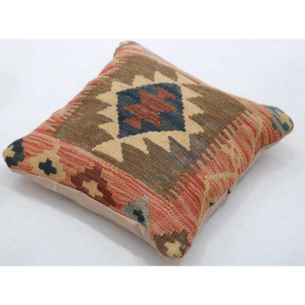 Hand Woven Tribal  Wool Pillow - 1'5'' x 1'5''