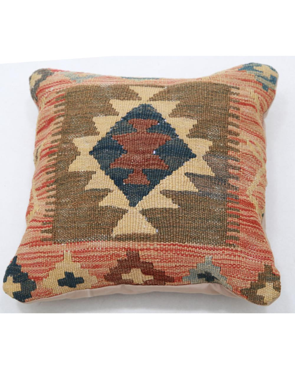 Hand Woven Tribal  Wool Pillow - 1'5'' x 1'5''