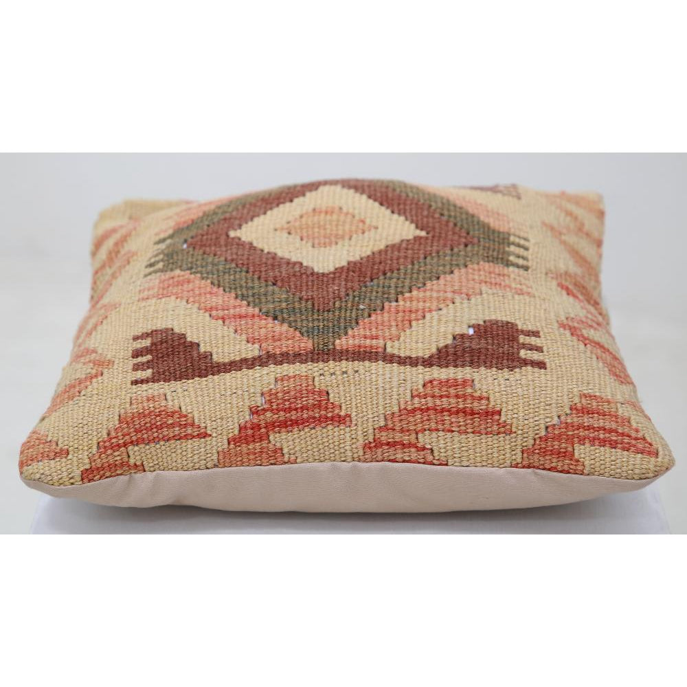 Hand Woven Tribal  Wool Pillow - 1'5'' x 1'5''