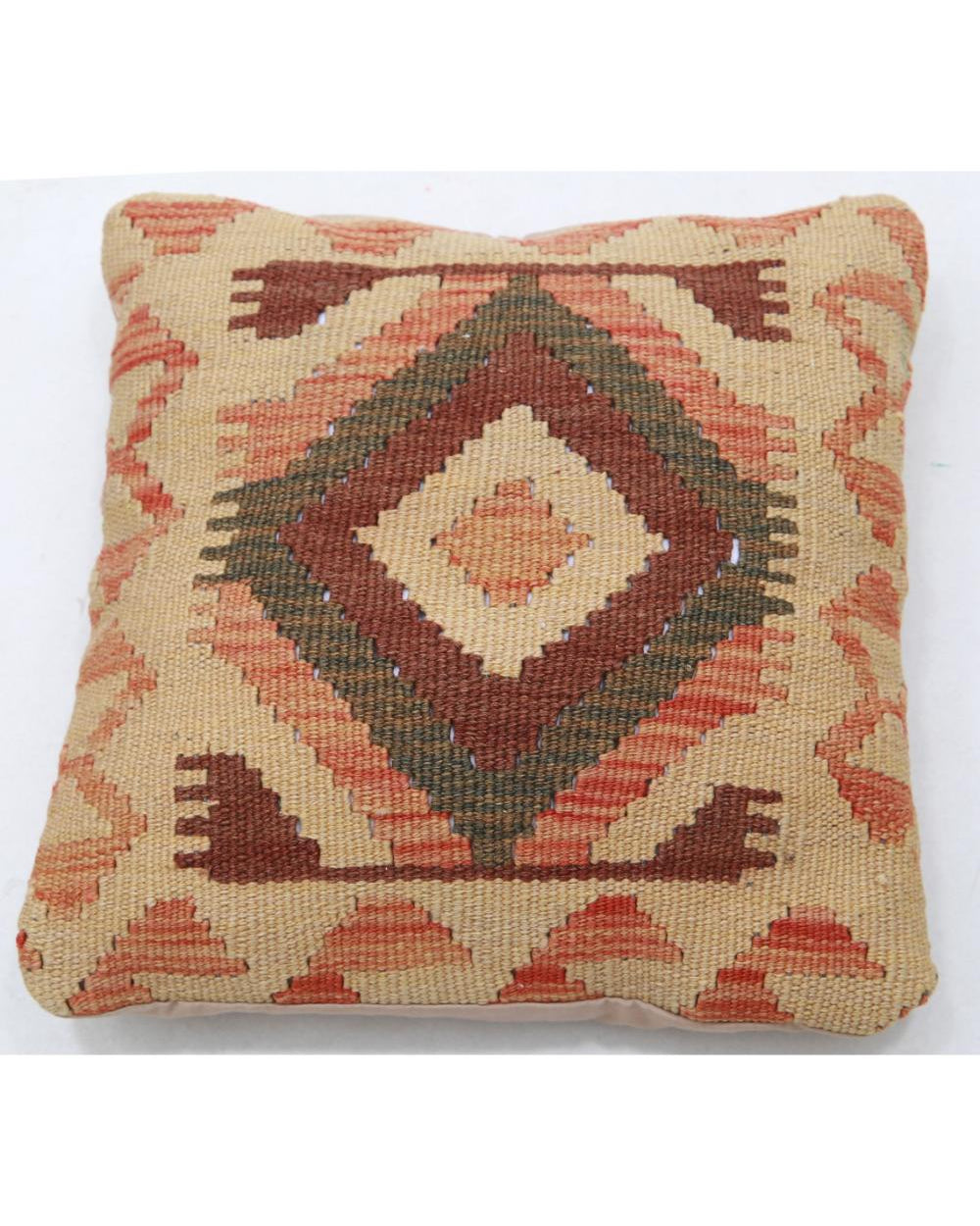 Hand Woven Tribal  Wool Pillow - 1'5'' x 1'5''