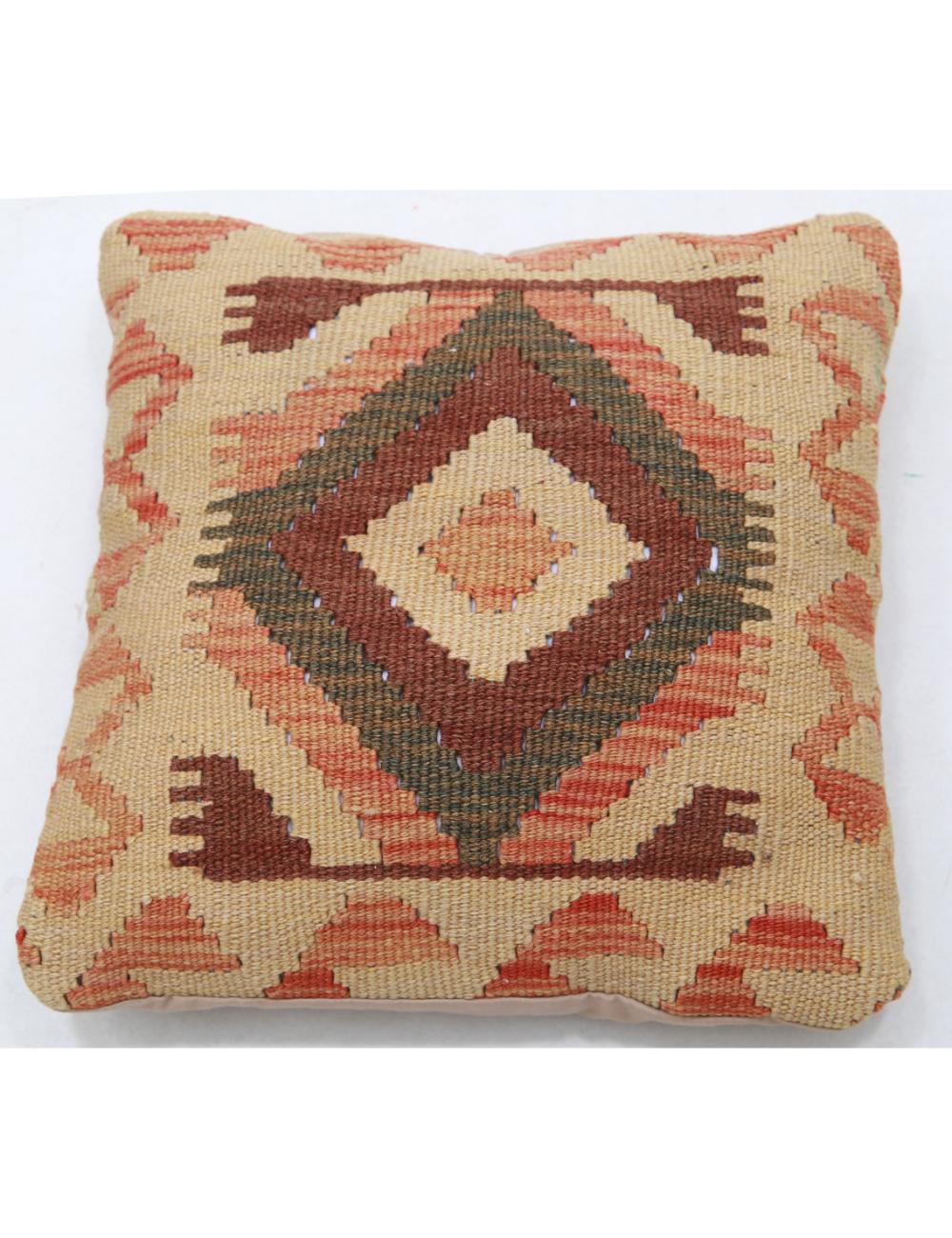 Hand Woven Tribal  Wool Pillow - 1&#39;5&#39;&#39; x 1&#39;5&#39;&#39;