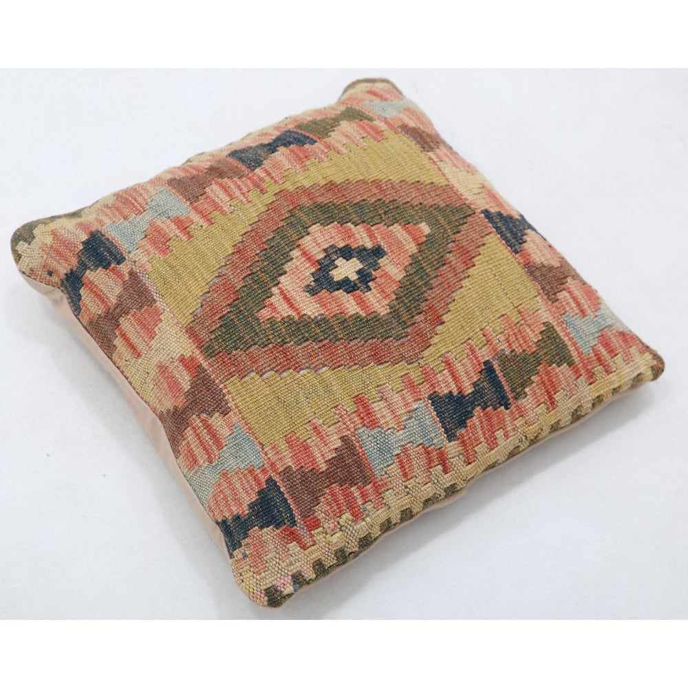 Hand Woven Tribal  Wool Pillow - 1'5'' x 1'5''