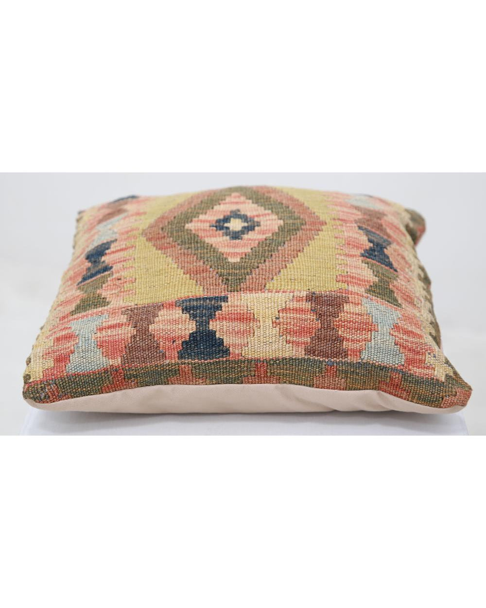 Hand Woven Tribal  Wool Pillow - 1'5'' x 1'5''