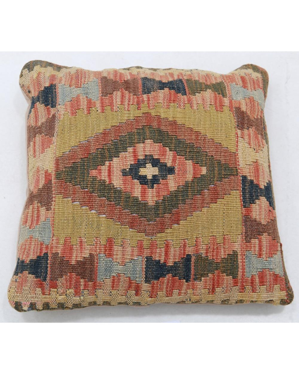 Hand Woven Tribal  Wool Pillow - 1'5'' x 1'5''