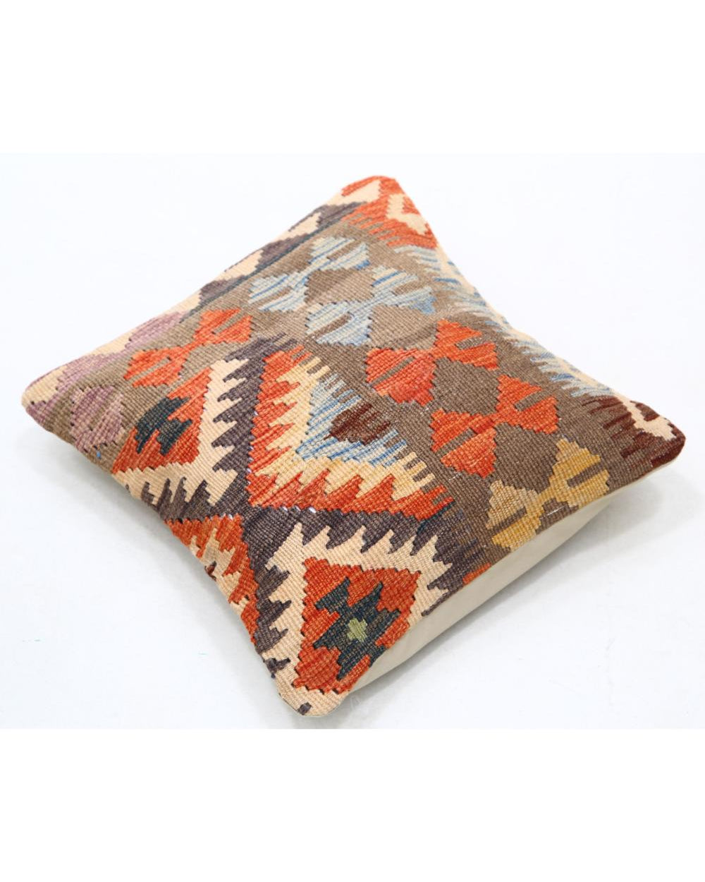 Hand Woven Tribal  Wool Pillow - 1'5'' x 1'5''