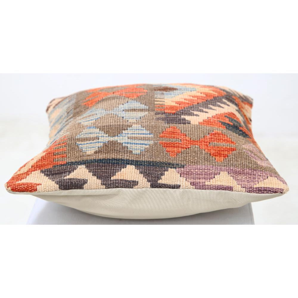 Hand Woven Tribal  Wool Pillow - 1'5'' x 1'5''