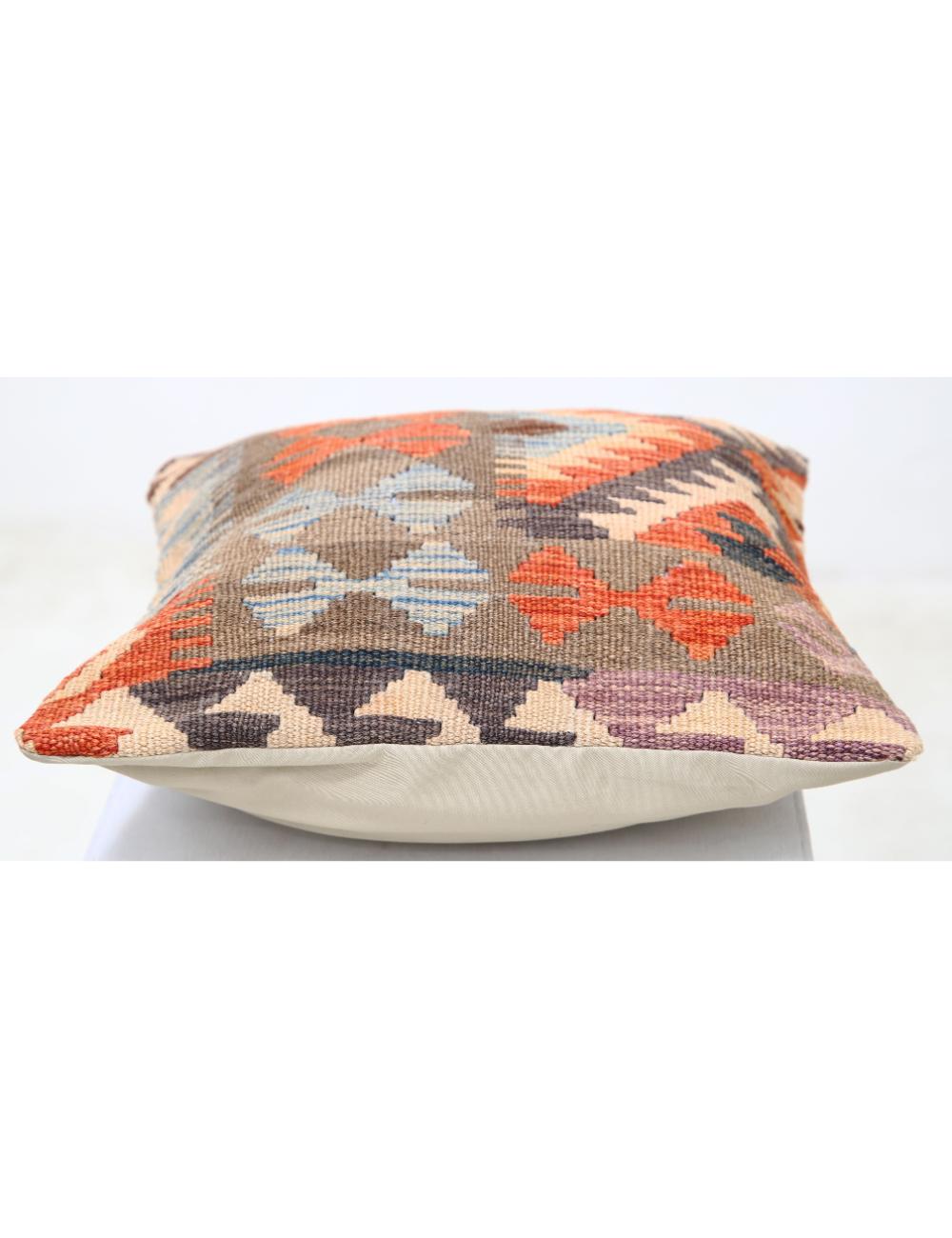 Hand Woven Tribal  Wool Pillow - 1'5'' x 1'5''