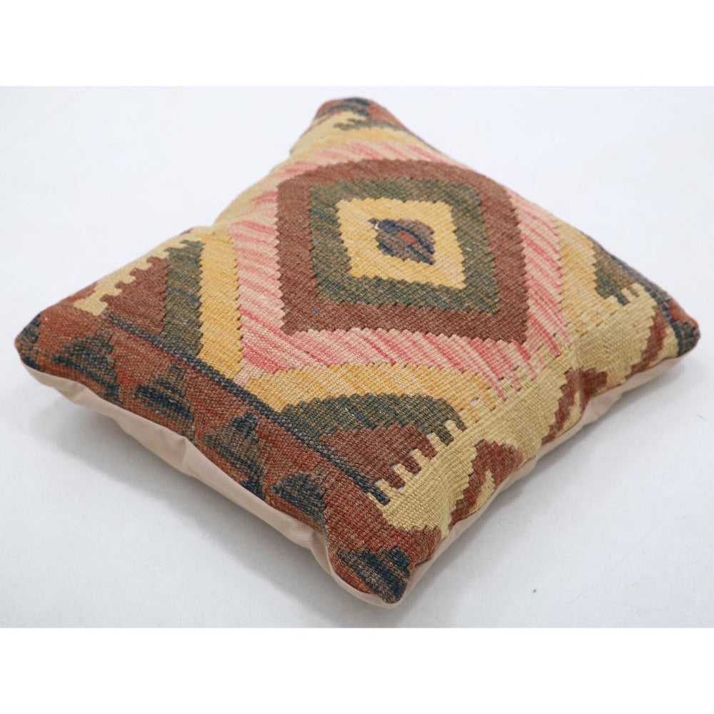 Hand Woven Tribal  Wool Pillow - 1'5'' x 1'5''