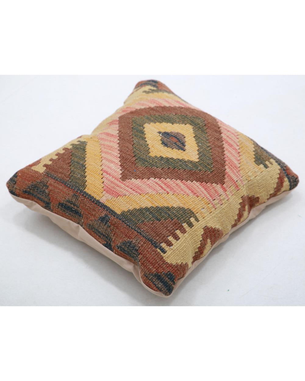 Hand Woven Tribal  Wool Pillow - 1'5'' x 1'5''