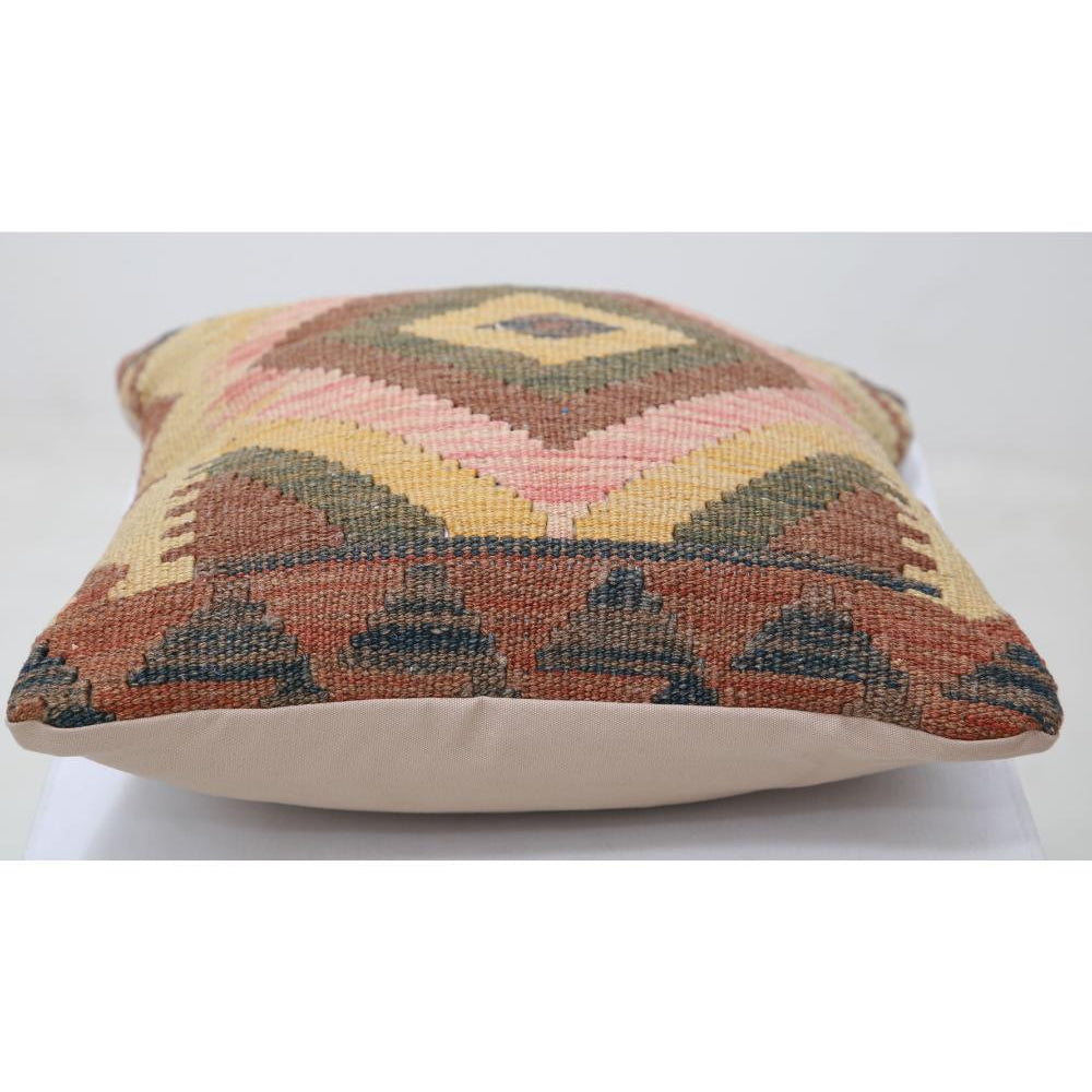 Hand Woven Tribal  Wool Pillow - 1'5'' x 1'5''