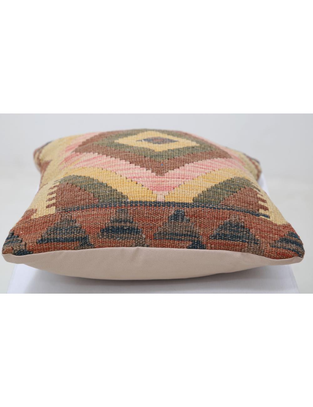 Hand Woven Tribal  Wool Pillow - 1'5'' x 1'5''