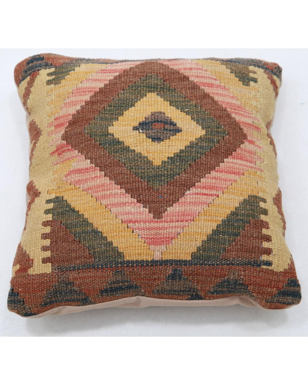 Hand Woven Tribal  Wool Pillow - 1'5'' x 1'5''