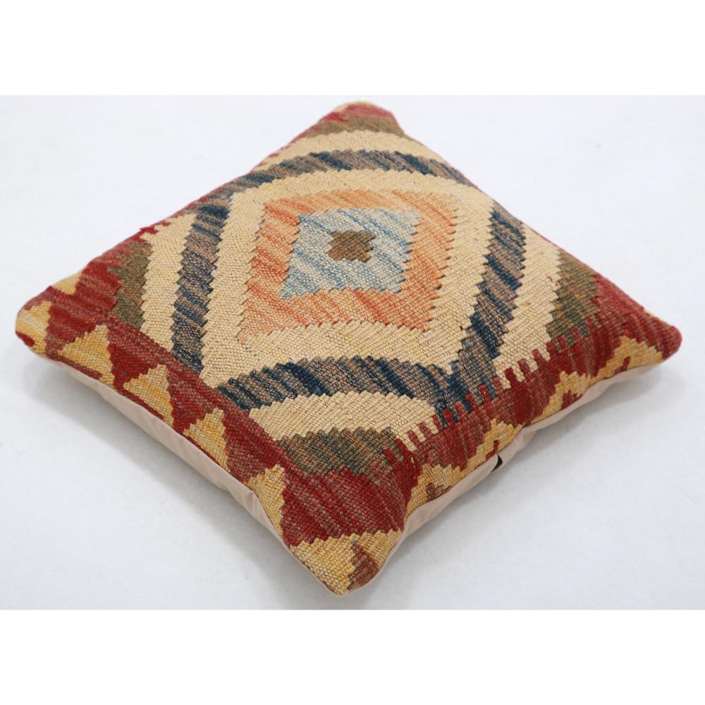 Hand Woven Tribal  Wool Pillow - 1'5'' x 1'5''