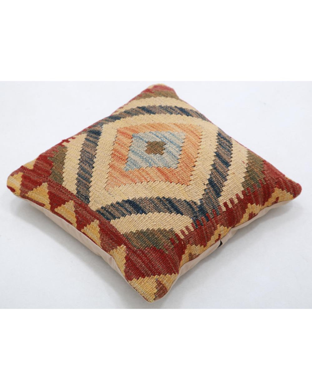Hand Woven Tribal  Wool Pillow - 1'5'' x 1'5''
