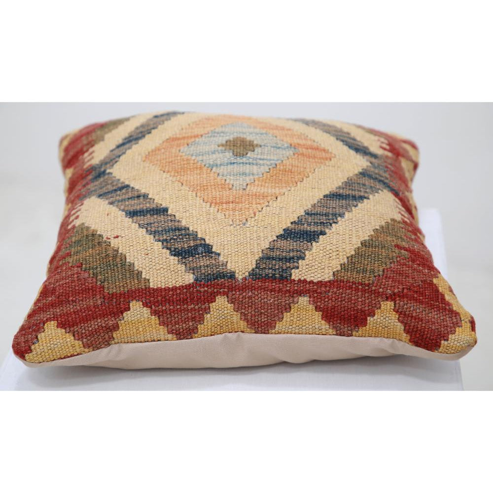 Hand Woven Tribal  Wool Pillow - 1'5'' x 1'5''