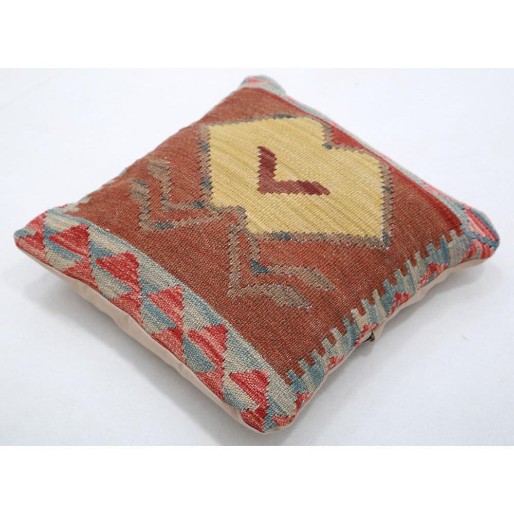 Hand Woven Tribal  Wool Pillow - 1'5'' x 1'5''