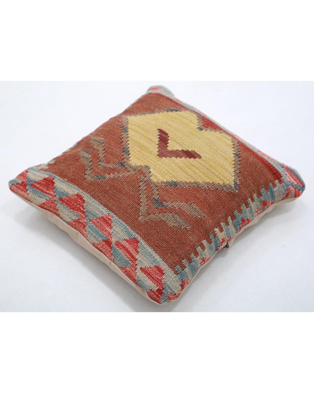 Hand Woven Tribal  Wool Pillow - 1'5'' x 1'5''
