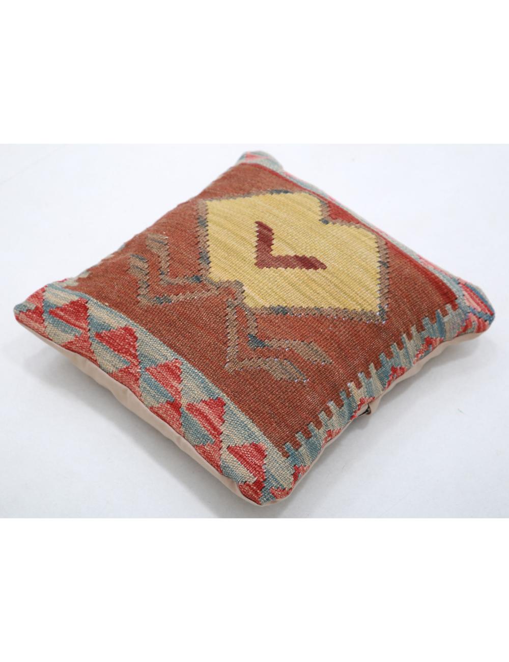 Hand Woven Tribal  Wool Pillow - 1'5'' x 1'5''