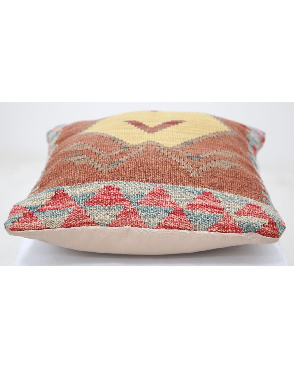 Hand Woven Tribal  Wool Pillow - 1'5'' x 1'5''