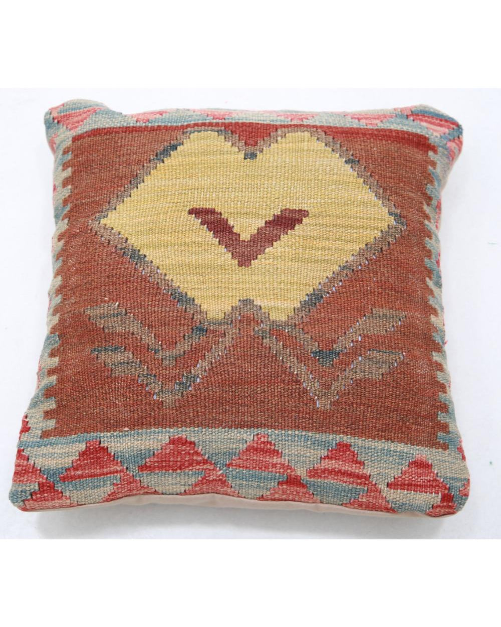 Hand Woven Tribal  Wool Pillow - 1'5'' x 1'5''