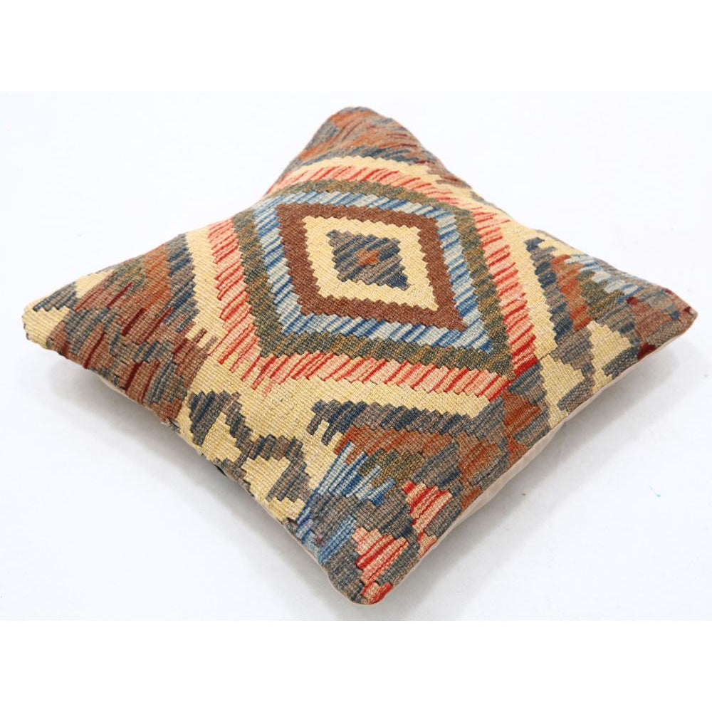 Hand Woven Tribal  Wool Pillow - 1'5'' x 1'5''